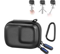 NEEWER Étui transport compatible avec DJI OSMO Action 5 Pro 4 3 petit sac de rangement avec mousqueton compatible avec GoPro Hero 13 12 Insta360 Ace Pro 2 accessoires pour caméra d'action PB031