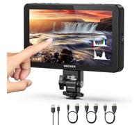 NEEWER F600 Moniteur de Champ de caméra 7", écran Tactile IPS 2400 nit HD 1920 x 1080 avec LUT 3D, Boucle HDMI 4K avec Mise au Point de crête, Assistant vidéo Reflex numérique, Forme d'onde HDR