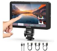 NEEWER F700 7" Moniteur de Terrain pour Caméra, écran Tactile IPS HD 2000nit 1920x1080 avec 3D LUT, Boucle HDMI 4K Entrée/Sortie avec Peak Focus DSLR Video Assist HDR Waveform, Batterie Non Incluse