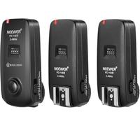 NEEWER FC-16 2,4G Déclencheur de Flash de Studio sans Fil avec Deux Récepteurs, Compatible avec Nikon D7100 D7000 D5100 D5000 D3200 D3100 D600 D90 D800E D800 D700 D300S D300 D200 D4 D3S D3X D2Xs