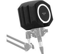 NEEWER Filtre Anti-pop pour Microphone, Bonnette Anti-vent Portable pour Enregistrement en Studio, Mousse Acoustique à Cinq Couches Absorbant le Son pour Micros de 50 à 55mm, MS011