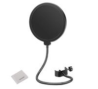 NEEWER Filtre anti-pop pour microphone compatible avec Blue Yeti Mic, écran professionnel double couche avec tube souple flexible à 360°, clip réglable et chiffon de nettoyage, NW (B-3)