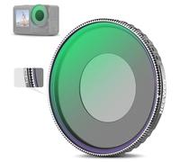 NEEWER Filtre CPL réglable Compatible avec DJI Osmo Action 5 Pro et Action 4, Filtre polarisant Circulaire à Visser en Verre Optique HD Multicouche, Cadre Fin, Accessoires de caméra d'action, FL-N49