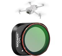 Neewer Filtre Cpl Compatible Avec Dji Mini 4 Pro Drone Filtre Polarisant Circulaire Rotatif Filtre Polarisant À Lentille Avec Verre Optique Hd Multicouche Cadre Léger Fixation Sécurisée Fl-B13