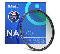 NEEWER Filtre De Diffusion Blanc 1/4 52mm, Effet Brumeux Cinéma, Ultra Fin, Hydrofuge, Résistant aux Rayures, Verre Optique HD Nano Revêtement 30 Couches pour la Vidéo, Vlog et Photos de Portrait