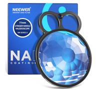 NEEWER Filtre d'Objectif à Prisme Kaléidoscope Portable 77mm,Filtre à Effet Objectif Caméra à Prisme Verre avec Poignée à 2 Doigts,Multi-réfraction,Nombre Variable Sujet Photographique,Accessoire DSLR