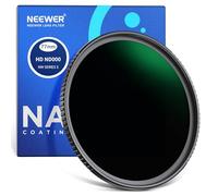 NEEWER Filtre d'Objectif ND1000 77 mm, Filtre à Densité Neutre Fixe 10 Diaphragmes avec Cadre Noir Mat, Résistant à l'eau, 28 Revêtements Multicouches, Verre Optique HD, Filtre ND MRC Ultra Mince