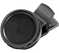 NEEWER Filtre ND pour objectif de téléphone portable variable à clipser, filtre ND2-ND400 réglable à densité neutre de 37mm, compatible avec iPhone iPad Samsung Galaxy et objectif de caméra 37mm
