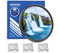 NEEWER Filtre ND Variable 58mm ND2-400 (1-9 IL) avec 3 Chiffons Nettoyage,Filtre d'Objectif Caméra à Densité Neutre Variable Rotatif Réglable avec Verre Optique Multicouche pour équilibre d‘Exposition
