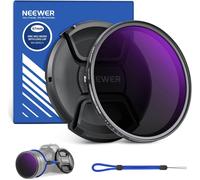 NEEWER Filtre ND Variable 67mm ND2-400 (1-9 Arrêts) avec Bouchon d'Objectif,Cordon,Chiffon,Réglage Précis de Densité Neutre,Verre Optique Multicouche Résistant aux Empreintes Digitales et aux Rayures