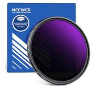 NEEWER Filtre ND Variable 82mm(ND8-2000),True Color & Hard Stop,Filtre d'Objectif à Densité Neutre Limitée Réglable de 3 à 11 IL pour DSLR sans Miroir,Verre Optique Multicouche,Cadre Fin en Aluminium