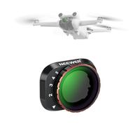 NEEWER Filtre ND Variable Compatible avec DJI Mini 3 Pro, ND2-32 1-5 arrêts, Verre Optique HD Multicouche, Cadre Fin, Accessoires pour Photographie aérienne, Enregistrement vidéo
