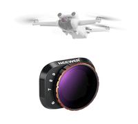 NEEWER Filtre ND Variable Compatible avec DJI Mini 3 Pro,ND32-512 5-9 Diaphragmes,Verre Optique HD Multicouche,Cadre Fin en Métal, Objectif de Caméra de Drone,Vidéo, Photographie Aérienne, Accessoires