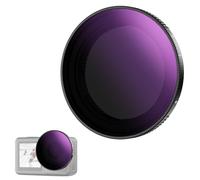 NEEWER Filtre ND Variable Compatible avec DJI Osmo Action 5 Pro/4/3,ND64-256,6-8 Stop,Fixation par Clip,Verre Optique HD Multicouche,Accessoire Filtre à Densité Neutre pour Objectif de Caméra d'Action