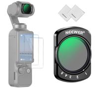 NEEWER Filtre ND variable compatible avec DJI Osmo Pocket 3 Creator Combo Accessoires, Filtre ND2-32 Magnétique à Densité Neutre Réglable pour Objectif Action Camera, 2 Protecteurs D'écran, 2 Chiffons