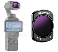 NEEWER Filtre ND2-32 Variable Compatible avec DJI Osmo Pocket 3, Filtre ND réglable magnétique 1-5 arrêts limités, Accessoires pour caméra, Verre Optique HD, Comprend 2 protecteurs d'écran LCD