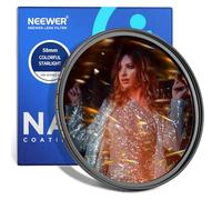 NEEWER Filtre Objectif Caméra Brossé Coloré Starlight 58mm,Filtre à Effet Spécial avec Flare Anamorphique,Filtre Objectif Starburst Brillant,Filtre Objectif à Prisme Photographique,Accessoire Objectif