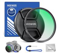 NEEWER Filtre Protection UV MC 49mm avec Capuchon d'Objectif, Revêtements Nano Multi-résistants/Verre Optique HD/Hydrofuge/Résistant à Rayure/Cadre Ultra Fin en Alliage d'Aluminium/Filtre Ultraviolet