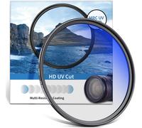 NEEWER Filtre UV 72mm de Protection, Haute définition/30 Couches de revêtement Multicouches/étanche/résistant aux Rayures avec Nano-revêtement, Filtre UV Ultra-Mince pour Objectif d'appareil