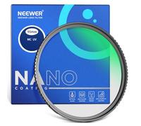NEEWER Filtre UV MC 95 mm 24 Couches Nano revêtement Filtre de Protection Optique HD Verre Hydrofuge résistant aux Rayures Cadre en Alliage d'aluminium Ultra Fin