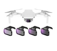 Neewer Filtres Nd Compatibles Avec Dji Mini 4k/2 Se/Se/2/Mavic Mini (Packs De 4) Nd4+Nd8+Nd16+Nd32,Verre Optique Hd Multicouches À Clipser,Densité Neutre,Accessoire Pour Objectif Caméra Drone,Fl-B39