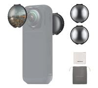 NEEWER Filtres ND compatibles avec Insta360 X5,kit de filtres ND32,réduction de la lumière de 5 diaphragmes,détection Automatique, Verre Optique Multicouche, Accessoires pour caméra d'action,2 Pack