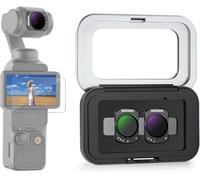 NEEWER filtres ND Variables Compatible avec DJI Osmo Pocket 3/4 Xtra Muse | Kit d'accessoires pour filtres magnétiques multicouches à densité neutre ND2-32 et ND64-512 pour caméra d'action