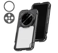 NEEWER Find X8 Ultra Cage pour téléphone, stabilisateur vidéo à libération Rapide pour Enregistrement de vlogging avec Anneau de Filtre de 67 mm et Plaque arrière d'objectif de 17 mm, Compatible avec