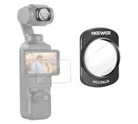 NEEWER FL-C37 Filtre à Effet de Mouvement Extensible Double Face Compatible avec DJI Osmo Pocket 3 Creator Combo Verre Optique HD Multicouche magnétique avec Protecteur d'écran