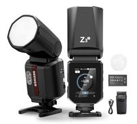 NEEWER Flash 100Ws 2,4G TTL Griffe Compatible avec Fujifilm Caméra et Godox,écran Tactile,HSS 1/8000,2 Lampes Pilote,Commutation TTL/M,Batterie 3000mAh/500 Pleine Puissance,éclairage Studio photo,Z3-F