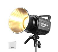 NEEWER FS150B Lampe vidéo de studio LED 2,4 G/contrôle par application, éclairage de sortie continue COB bicolore 130 W avec chiffon de nettoyage pour photographie et enregistrement vidéo, 4 courbes