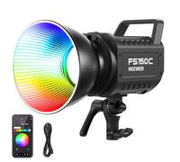 NEEWER FS150C 130W COB Video Light RGB avec 2,4G/Application Contrôle à Distance, Éclairage Sortie Continue LED, Monture Bowens Lumière Photo Studio