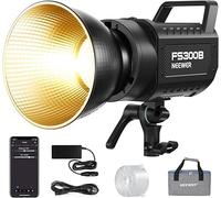 NEEWER FS300B 300W LED Studio Lampe vidéo,Bicolore COB Éclairage Continu avec Contrôle 2.4G/APP 44500Lux/1m 2700K-6500K CRI97+,12 Scènes,Monture Bowens Spotlight pour Photographie Streaming