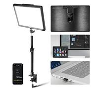 NEEWER GL1 Pro 15,5" Key Light Streaming Éclairage Panneau avec APP Contrôle 2,4G pour PC/Mac iOS/Android Lumière LED 2800Lumens Fixation de Bureau Compatible avec Elgato Stream Deck Gaming Photo,Zoom