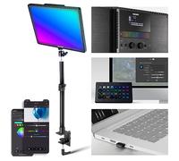 NEEWER GL1C Lampe de Touche RVB de 39,4 cm, Panneau vidéo LED Doux éclairé 48 W, éclairage de Jeu en continu avec 2,4 G PC/Mac iOS/Android APP/WiFi/Stream Deck Control, Barre Tactile, 2900 K-7000 K