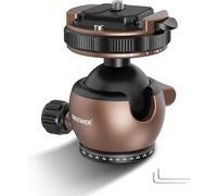 NEEWER GM32 Adaptateur de Montage pour tête de trépied à Profil Bas, Verrouillage Rapide avec Plaque QR de 6,35 mm, Compatible avec Le Clip de caméra Peak Design, panoramique à 360°