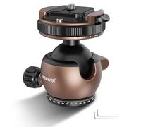 Neewer GM32 Adaptateur de montage pour tête de trépied à profil bas, verrouillage rapide avec plaque QR de 6,35 mm, compatible avec le clip de caméra Peak Design, panoramique à 360 °, inclinaison à 90