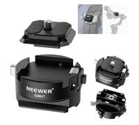 NEEWER GM47 Kit de plaque à dégagement rapide, verrouillage automatique, plaque QR carrée compatible avec Peak Design Capture V3 Clip, base de serrage de type Arca compatible avec Arca Swiss DJI Ronin