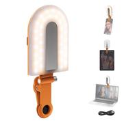 NEEWER GM66 Lumière Selfie à Pince pour Téléphone, 68 LED, Lampe Photo Bicolore Compatible iPhone avec CRI97+, 2000mAh pour TikTok,Vlogs,Streaming,Ordinateur Portable,Webcam,Visioconférence,Maquillage