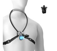 NEEWER GP-76 Support Cou Magnétique Compatible avec GoPro DJI, Support à Dégagement Rapide avec Coussin d'air et Sangle de Poitrine Réglable, Kit d'Accessoires pour Enregistrement Vidéo POV Vlogging