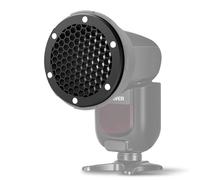 NEEWER Grille Nid d'abeille Flash,Modificateur Lumière Speedlite Magnétique Compatible avec Godox V1/V1 Pro V850III/860II Neewer NW620 NW700 NW760 Z880 Z760 Q120 Z3R,sans bagues D'adaptation,CRS15