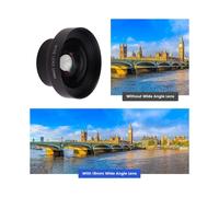 NEEWER HD 18mm Objectif Grand Angle pour -vue à 100 , Grossissement 0,5X, pour Siège de Serrage Fileté 17mm