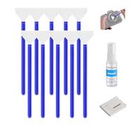 NEEWER HM-46 Kit de nettoyage 12 en 1 pour objectif d'appareil photo reflex numérique,électronique,smartphone,tablette,10 tampons de nettoyage pour capteur plein format 24 mm+1spray nettoyant+1chiffon