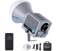 NEEWER HS60B Mini COB Video Light avec Contrôle par Application, éclairage Continu Portable 60W Bicolore à LED COB avec 35000lux/1m 2700-6500K 0-100% Réglage PWM CRI/TLCI 97+ Lumière Photo Studio