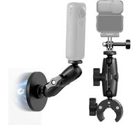 NEEWER Kit d'Accessoires de Fixation Magnétique pour Guidon de Moto/Vélo,Compatible avec Insta360 X5 X4 X3 GoPro DJI AKASO Caméras d'action,Rotule 360° pour Vidéo en Vue Subjective (CA175)