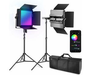 Neewer - Kit de 2 torches RGB1200 Vidéo LED