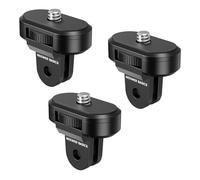 NEEWER Kit de 3 adaptateurs de Montage pour trépied Compatible avec Insta360, DJI OSMO 360 Pocket 3, caméra d'action pour Enregistrement vidéo POV, vis de Conversion 1/4"-20 vers 2 Broches, GP-92