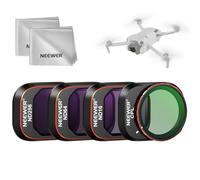 NEEWER Kit de 4 Filtres ND CPL Compatible avec DJI Mini 4 Pro, Verre Optique HD Multicouche à Visser ND16 ND64 ND256, Polarisant Circulaire à Densité Neutre, Accessoire Drone, 2x Chiffons de Nettoyage