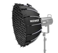 NEEWER Kit de boîte à lumière parabolique Bowens - 60 cm - avec diffuseurs de lumière - pour Studio de Photographie, Enregistrement vidéo, Diffusion en continu - Compatible avec Aputure 120d