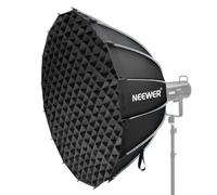 NEEWER Kit de boîte à lumière parabolique Bowens de 120 cm avec diffuseurs de lumière pour studio photo, enregistrement vidéo, éclairage en continu, compatible avec Aputure 120d, compatible avec Godox